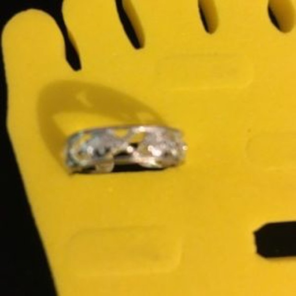 Sterling Silver Fish Cut Outs Toe Ring